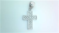 Pendente Sommer Gioielli Donna CLASSICI in Oro bianco Diamante 0.27 Ct CROCE DIA CT 0.27 G/VS - CROCE DIA CT 0.27 G/VS